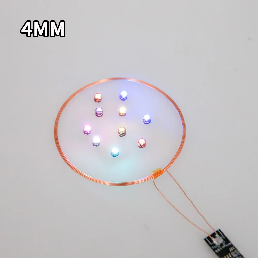 3 stücke 3mm/4mm/5mm DIY Drahtlose Netzteil Perle Handgemachte Modell Wasserdichte Perle Bunte LED induktion Dekorative Lampe Landschaft – Detail 2