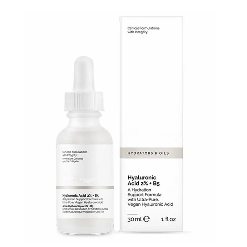 

Увлажняющие масла, гиалуроновая кислота 2% + B5 A, увлажняющая формула с ультра-чистой Веганской гиалуроновой кислотой, 30 мл, уход за кожей лица