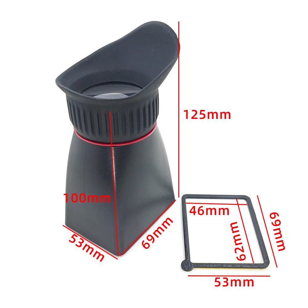 Pixco Vf130 Polegadas Padrão 2.8x Visor Lcd Terno para Nikon para Canon para Sony para Pentax Câmera - Image 4