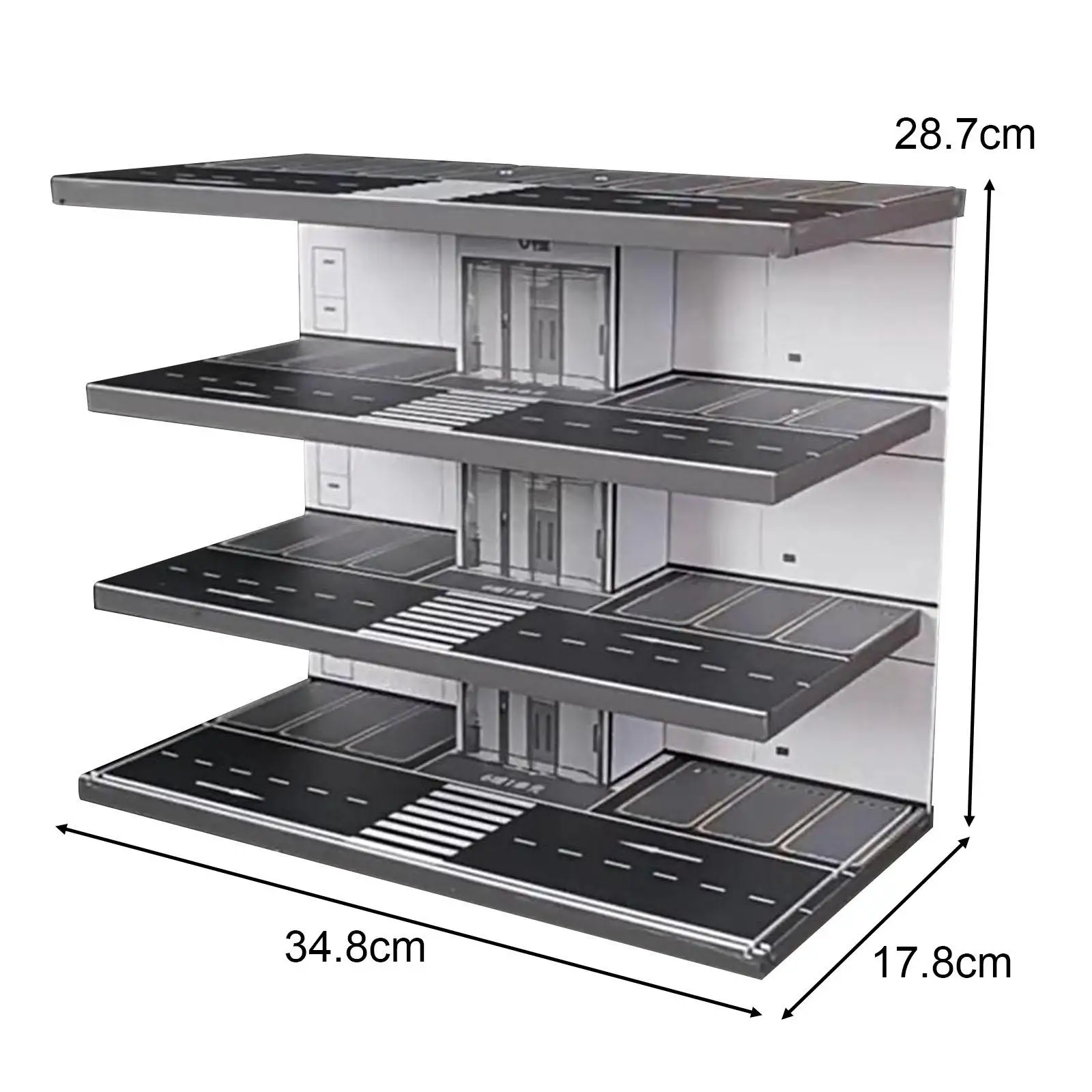 Miniature Car Display Stand for 1:64 Scale Diecast Vehicles - Showcase Your Collection in Style!