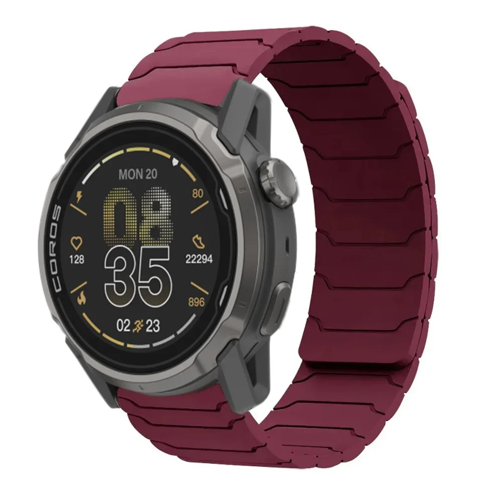 Magnetic Silicone Sport Strap - 20/22mm - Versatile Fitness Watch Band Bracelet