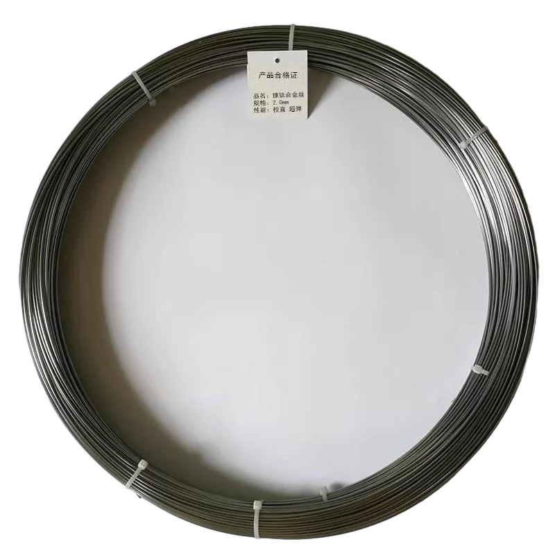

Super Elastic Nitinol Wire Nickel Titanium Memory Alloy Black Color Shrimp Fishing Balance Magic Filament