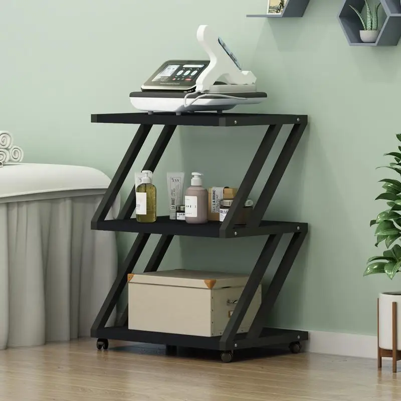 Beauty Salon Specific Rolling Cart Modern Drawers Storage Shelf Designers Salon Trolley Medical Hotel Furniture Wagen FYST