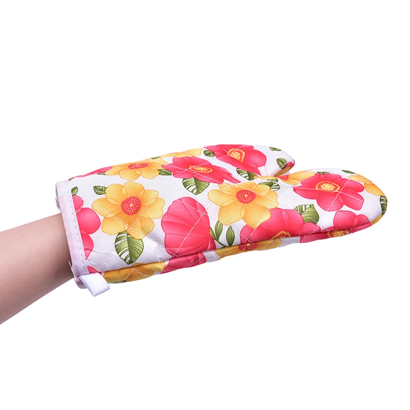 Microwave Oven Glove Kitchen Mitten Heatproof Resistant Non-slip Baking Gloves kitchen gloves,cotton pot holders