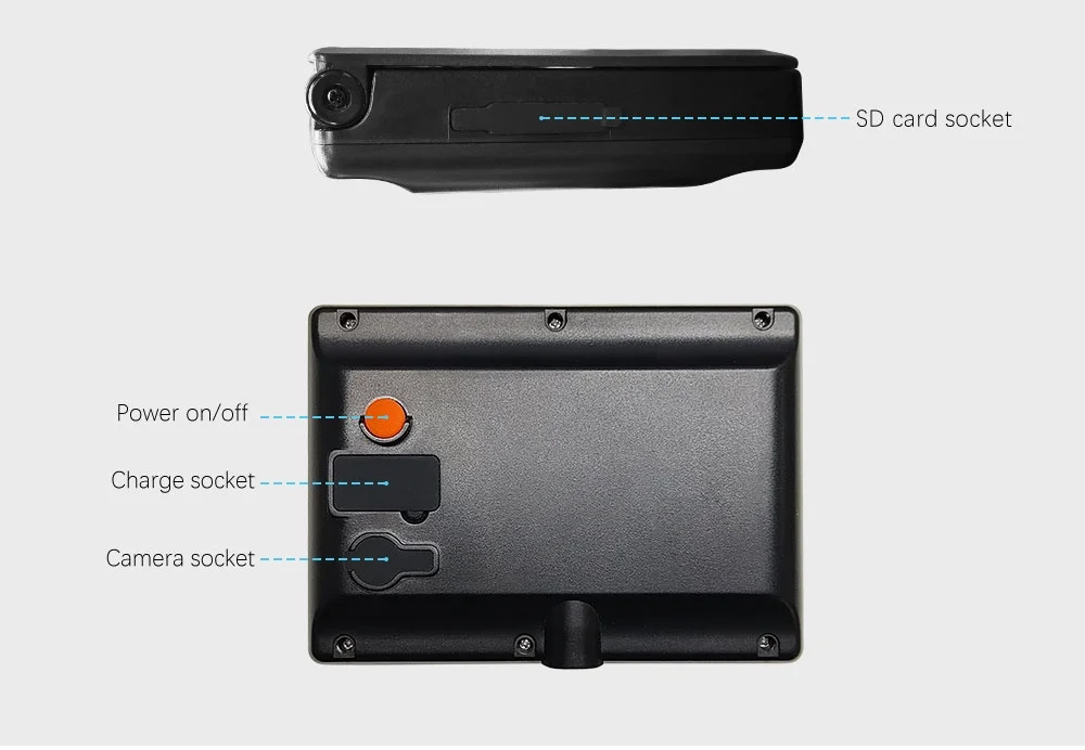 LUCKY Unterwasser-Fischfinder Angelkamera Eisfischen Nachtsichtkamera 4,3' LCD-Monitor Sport-Videokamera Unterwasser – Detail 7