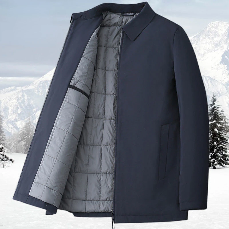 Winter Autumn Men Bomber Jacket Casual Cotton Thick Warm Parkas Coats Male Thermal Outwear Windbreaker Jackets Clothing F12