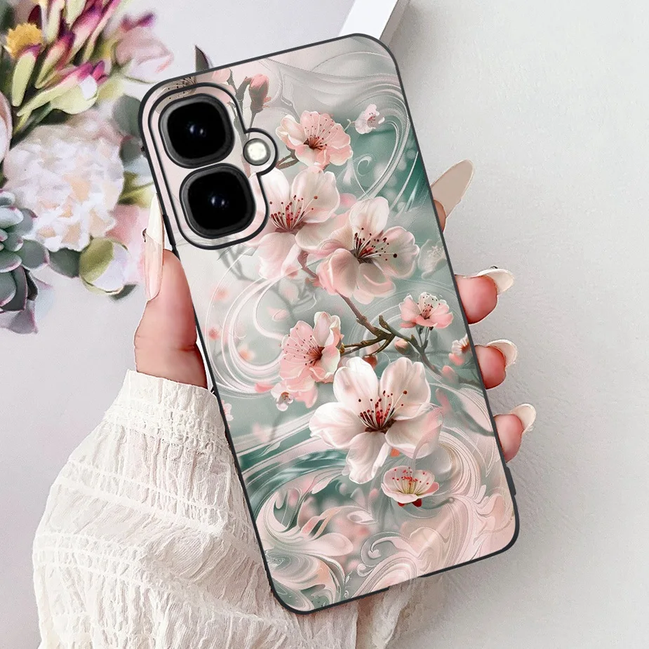 Stylish Painted Soft Silicone Phone Case for Infinix Smart 10 Series