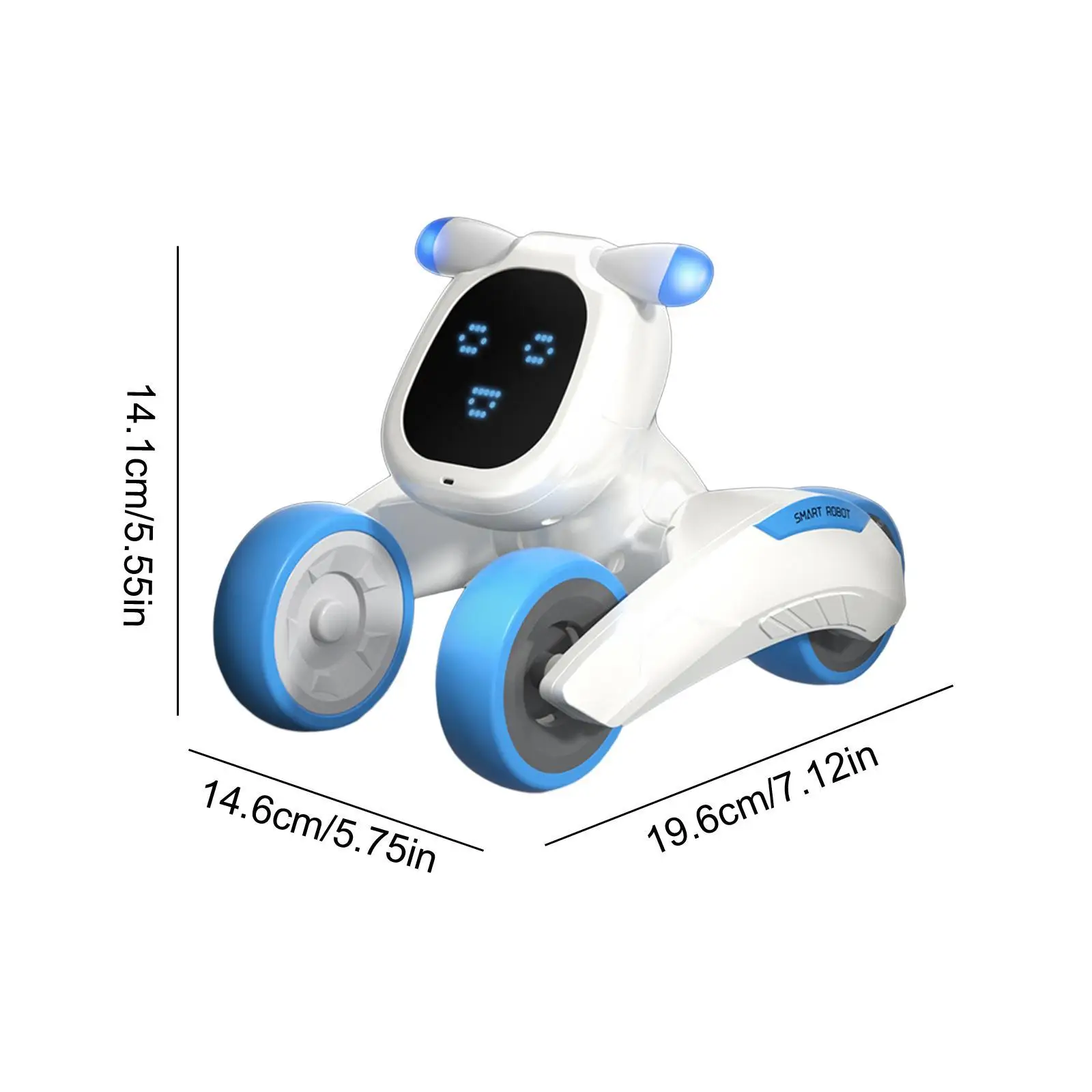 Robot Dog Toy Bedtime Story Voice Control Interactive Educational Remote Control Puppy Toy for Boys Children Teens Girls Adults 6