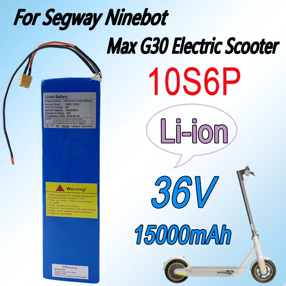 36V 15Ah 18650 Litio 10 S6P 540W Per Ninebot Segway G30 Scooter Elettrico Batteria Speciale