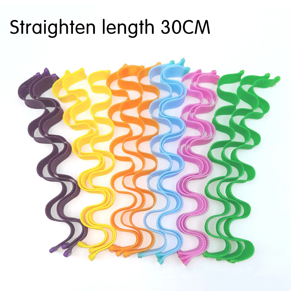 12Pcs Magic Hair Curlers Heatless Hair Roller Spiral Waves Without Heat Women Beauty Soft Night Perm Curly Hair Styling Tools