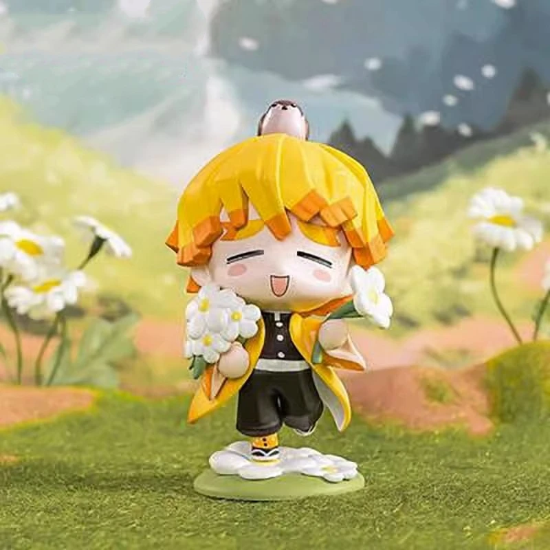 Ghost Slayer Birth Flower Series Blind Box Anime Periferiche Collection Figure Gift Trend Toy Mystery Box Ornamenti Desktop