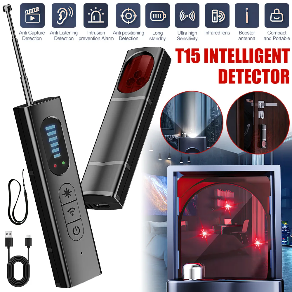 Multifunction Camera Detector RF Wireless Signal Scanner Anti