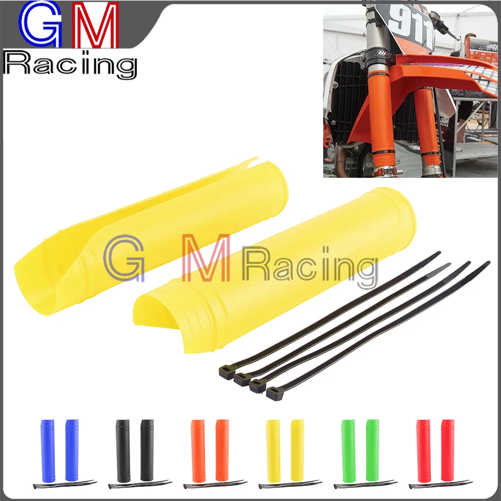 

Motorcycle Fork Cover Guards Front Shock absorber Protection For SUZUKI RM125 RM250 RMZ250 RMZ450 DRZ400 DRZ400SM RMZ Dirt Bike