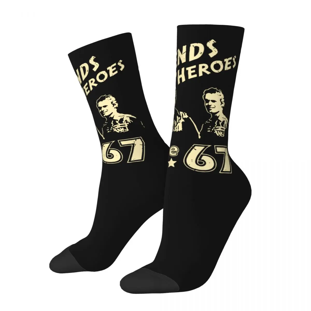 

Bud Spencer Legends And Hero Since 67 Socks Men Women Funny Happy Terence Hill Socks Spring Summer Autumn Winter Socks Gifts