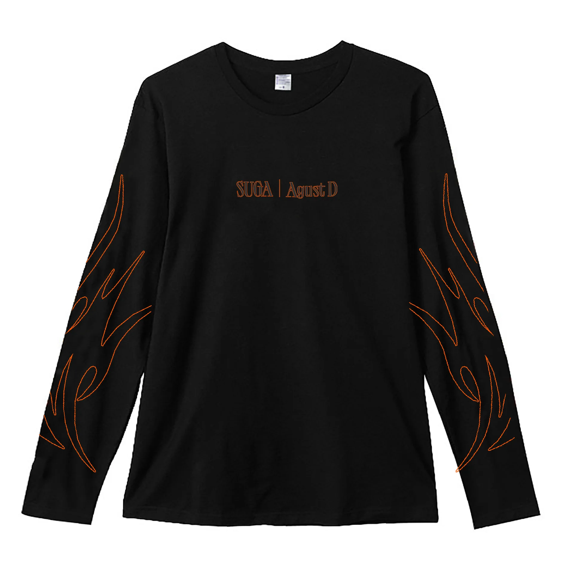 SUGA AGUST-D long sleeve t shirt （material：cotton） - AliExpress