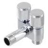 G1/2 1-In-2-Out Dual Control Valve 1 In 2 Out Dual Control Valve 1 In 2 Out Washing Machine Toilet Faucet For Bidet Bathroom 2