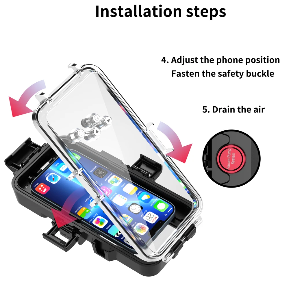 Labilus Custodia 360° Per IPhone SE 2020/8/7: Protettiva Trasparente Con Protezione Scherzo Integrata, Antiurto E Antigraffio - 3