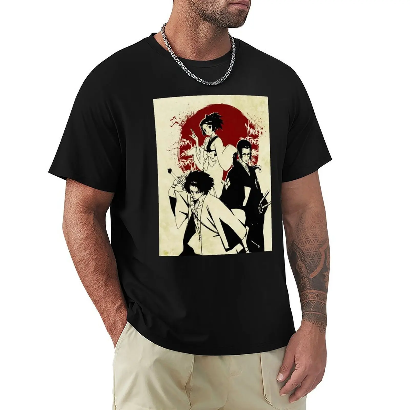 

Samurai Champloo T-Shirt tops kawaii clothes mens t shirts