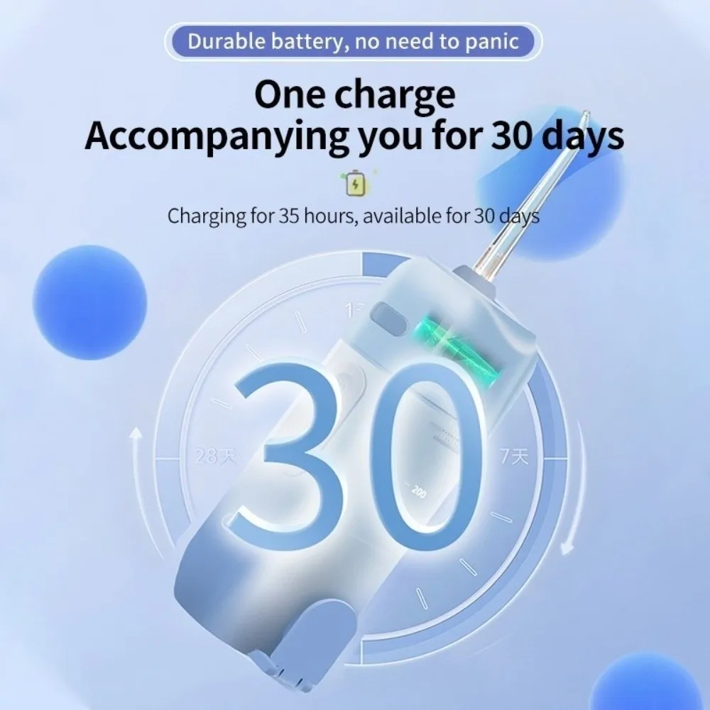 USB Rechargeable Oral Irrigator Foldable Structure Pulse Technology Dental Water Jet 4 Nozzles Smart Electric Water Flosser