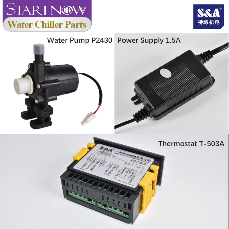 S&A P2450 P2430 Water Pump For CW-3000 CW-5000 Series Industrial Water Chiller P2402A Pumps