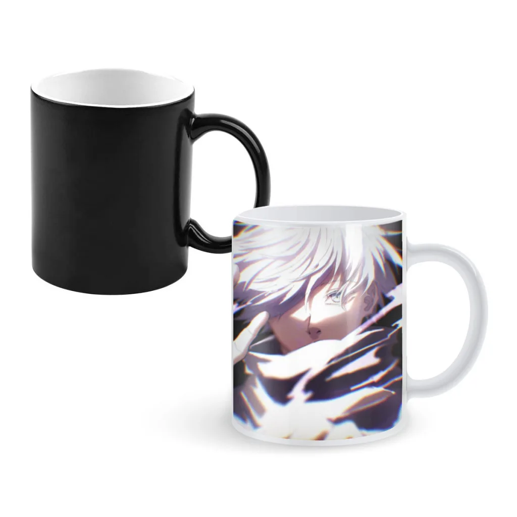 

Cartoon Japanese Anime Spell Return Gojo Satoru Pattern Thermal Color Changing Ceramic Tea Cup Coffee Cup Children'sBirthdayGift