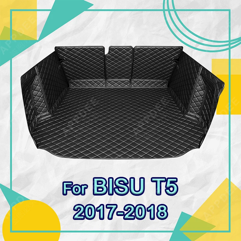 

Auto Full Coverage Trunk Mat For Bisu T5 2017 2018 Anti-Dirty Car Boot Cover Pad Cargo Liner Interior Protector Accessories