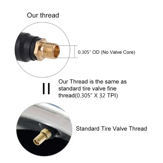 Extension Thread X AUTOHAUX Copper Nylon 100cm 39\" Tire Valve Connect Pipe Air Chuck Inflator Compressor Pump Extension Hose For Car Motorbike Bike Quick Connect Tire Inflator Adapter