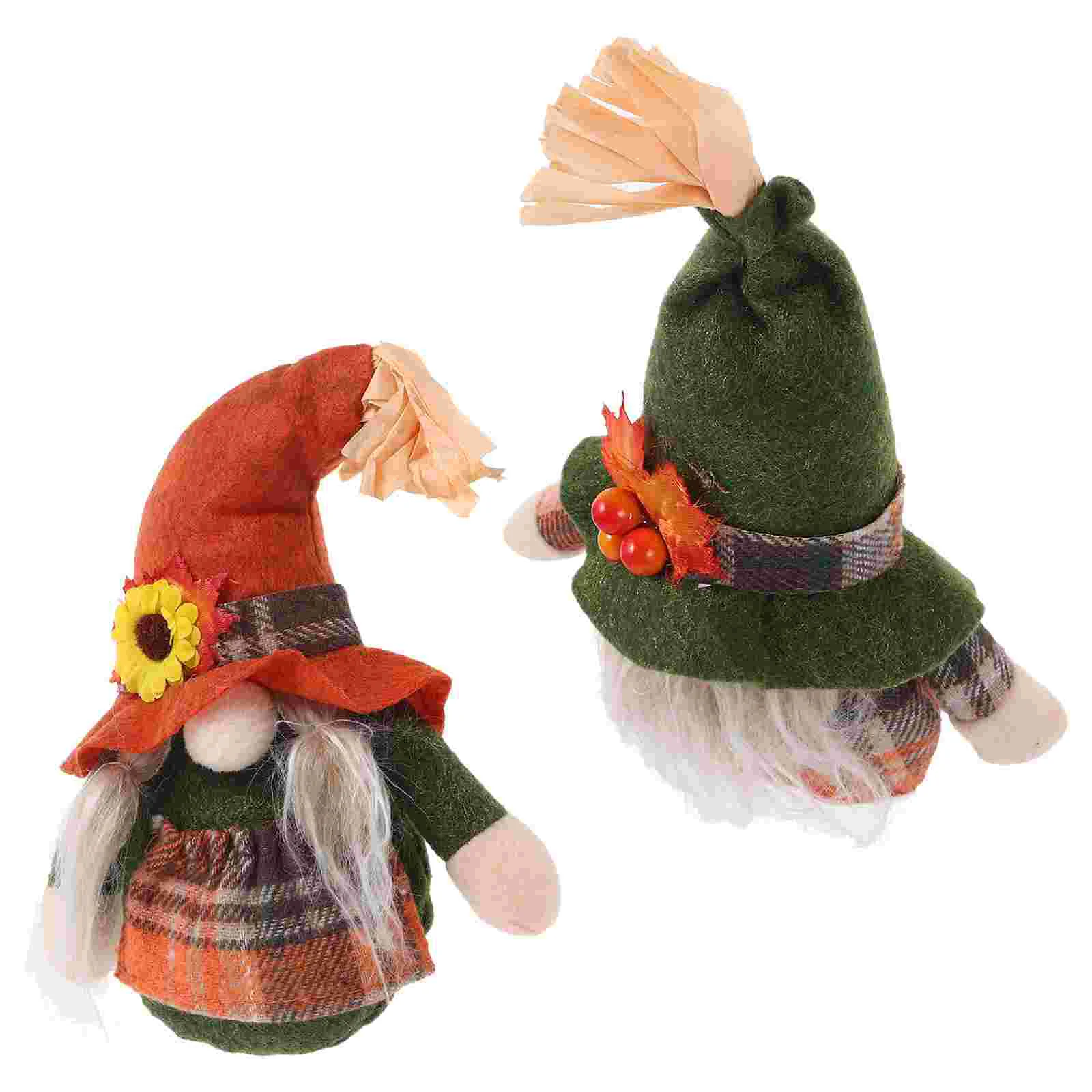 

2 Pcs Christmas Decor Indoor Ornaments Decorations for Bedroom Tabletop Centerpiece