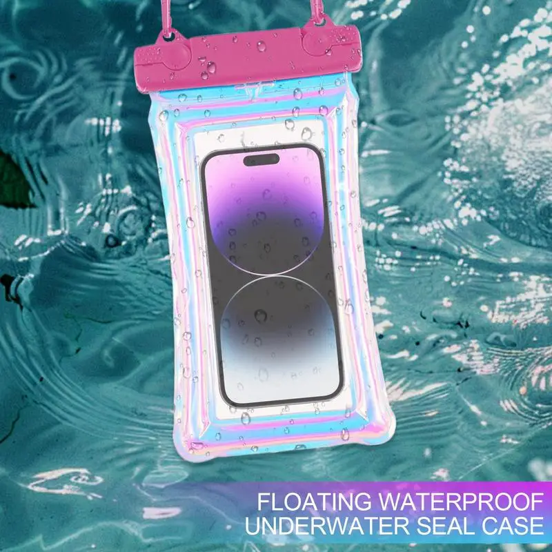 Waterproof Phone Case Swimming Water Proof Bag Reusable Dry Bag For Phone With Lanyard Screen Touchable Diving Pouch