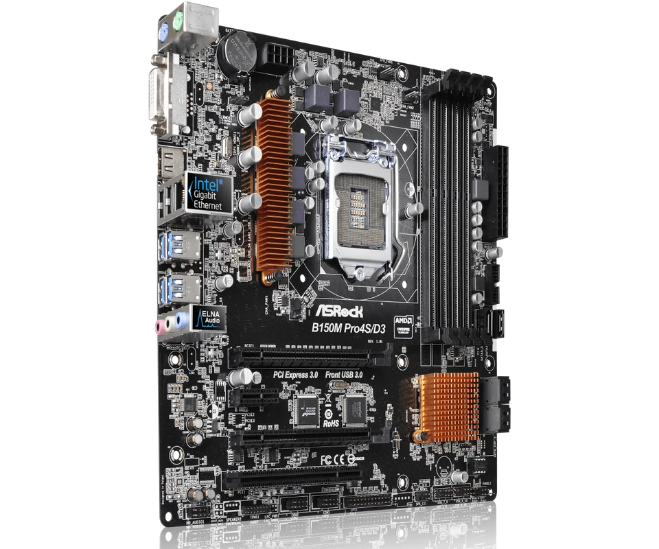 ASRock B150M Pro4S マザーボード とI7 6700CPUセット ASRock B150M Pro4S マザーボード とI7 6700CPUセット ASRock