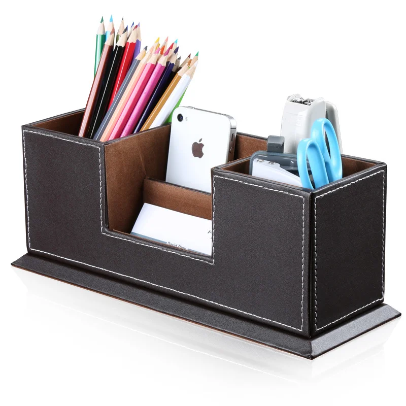 1Pc Desktop Pen Holder Stationery Holder Pencil Cosmetics Organizer for Desk Office School Storage Case Accessories pencil case,pen holder,desk organizer,pen and brush holder,desk storage rack