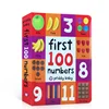 First 100 Animals Words Colors Book for Kids Early Education Board Book Baby Learning English Picture Books Montessori Toys 5