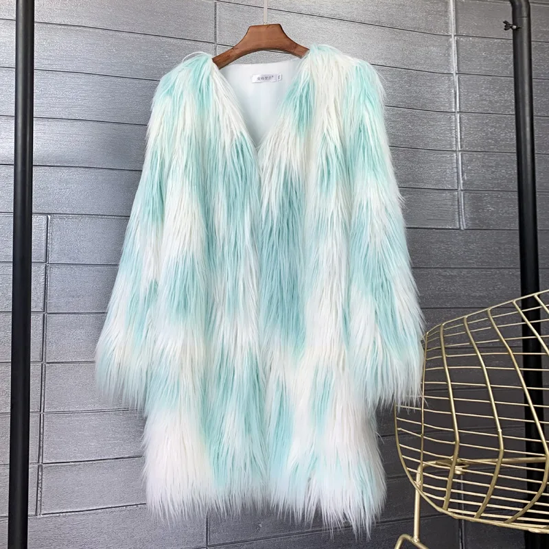 

New fur lamb wool coat,long coat for women in autumn and winter,fashion and elegant top coat 2024