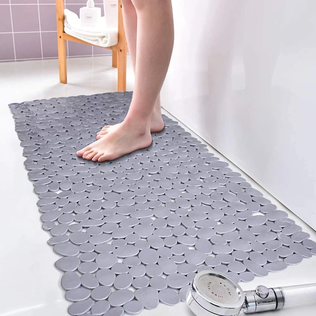 Anti Slip Bathtub Mats Rubber 46*46cm Bathtub Mat Suction Cup Shower Cushion  Foot Pad PVC Antiskid With Drain Hole Bathroom Part - AliExpress