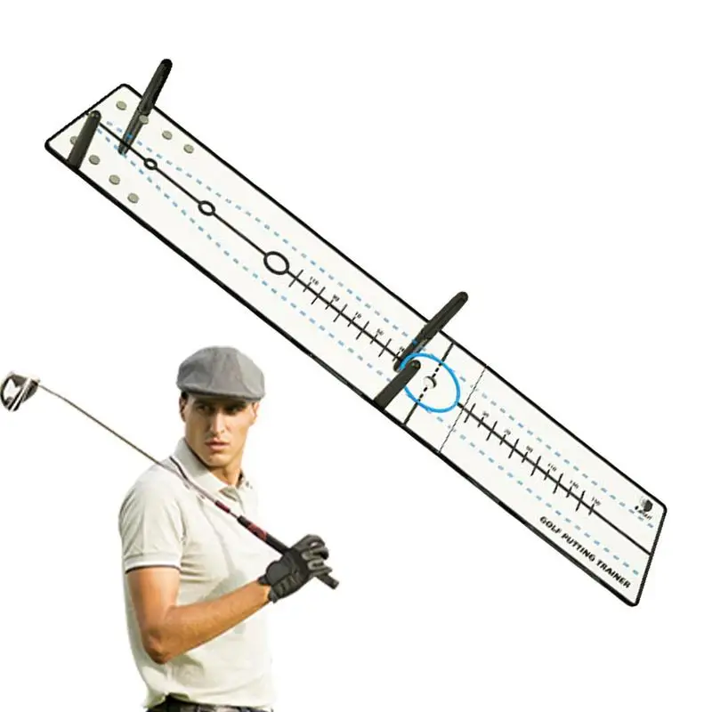 

Golf Putting Alignment Mirror Portable Swing Training Aids Putter Mirror Alignment Training Aid Swing Trainer Golf Swing