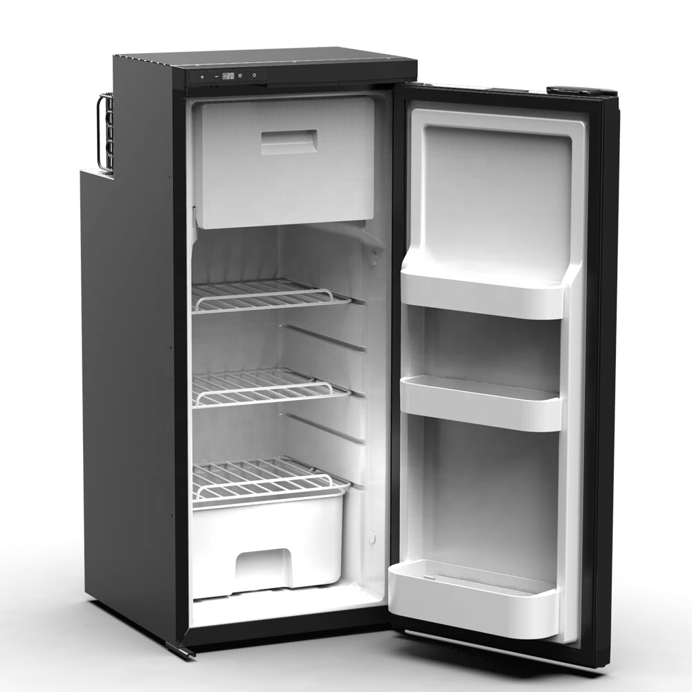 90L RV Refrigerator 12V Compressor Boat Refrigerator easy to install