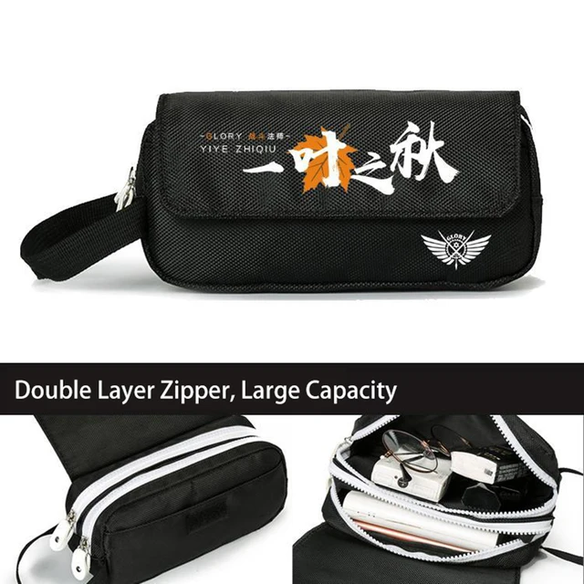 Anime The Kings Avatar Ye Xiu Cosplay Pen Bag