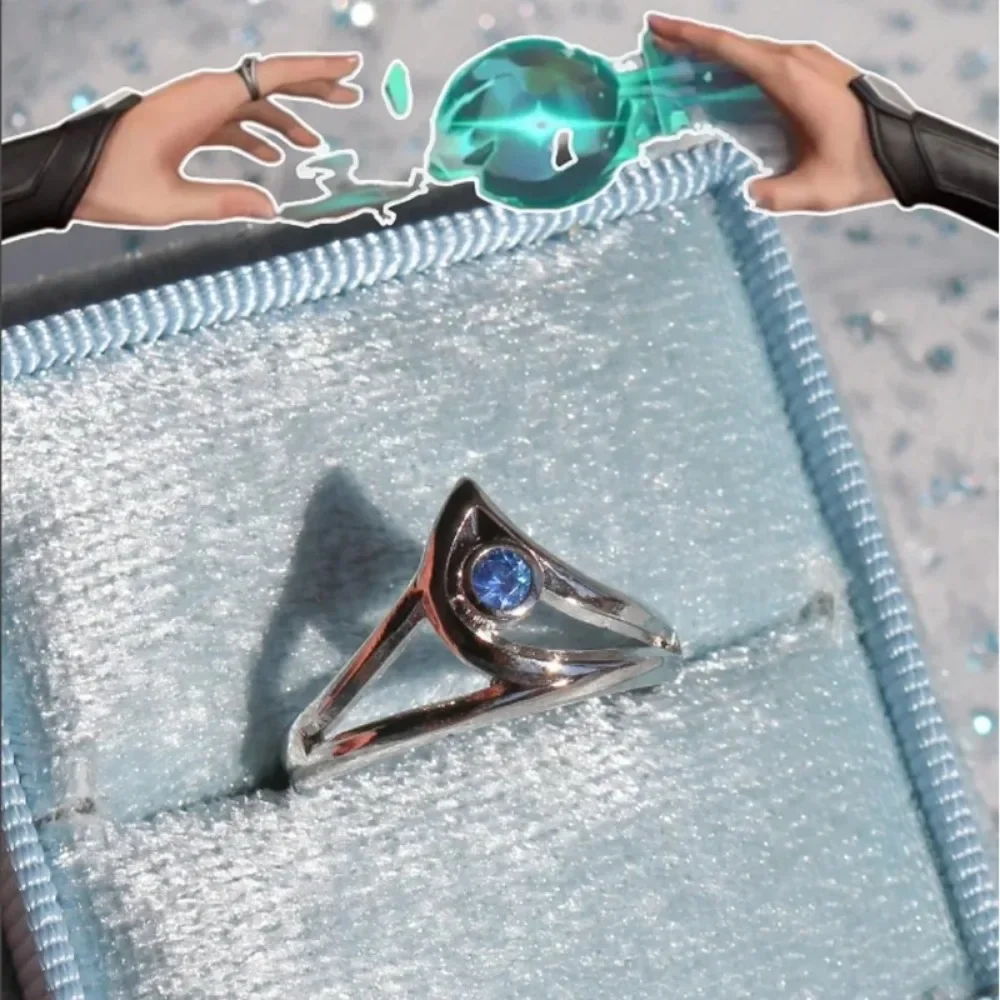 Fashion Trend Niche Valorant Sage Gamer Ring Men's and Women's Creative Gift Ring Geek Jewelry Gamer Adjustable PopularGift ring set gold color rings couples rings stainless steel ring tibetan silver rings signet ring finger watch ring finger ring gold color ring chain ring half face ring amethyst zirconia ring silver ring opening ring fidget spinner ring sparkling heart ring tungsten ring adjustable rings zircon crystal ring wedding rings moissanite diamond ring color change ring wedding ring jewelry accessories