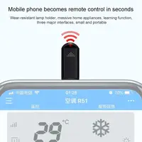 Télécommande infrarouge sans fil pour téléphone portable, adaptateur de Blasters IR pour iPhone, contrôle intelligent par application pour ventilateur de climatiseur TV 3