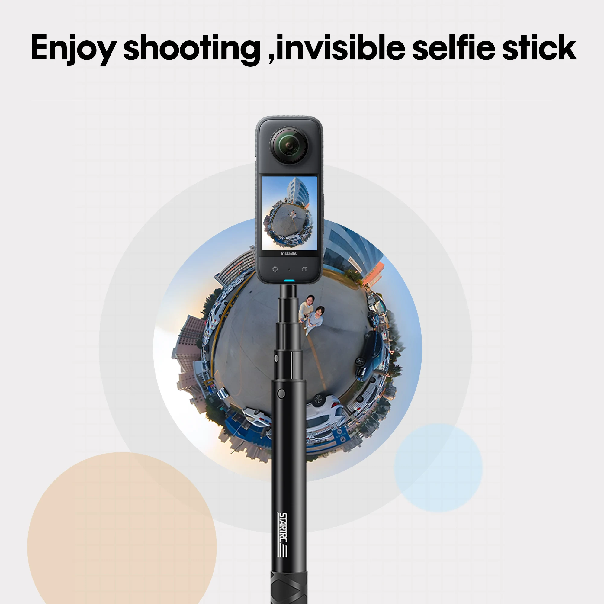 Insta360 2-in-1 Invisible Selfie Stick + Tripod Mac Star Computers