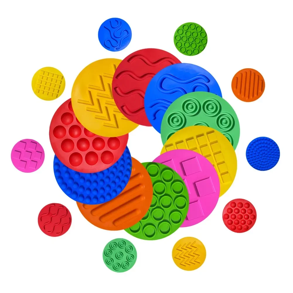 Children's Tactile Sensory Training Mat Acupressure Pad Foot Massage Mat Children's Baby Acupressure Pad Toe Pressure Pad