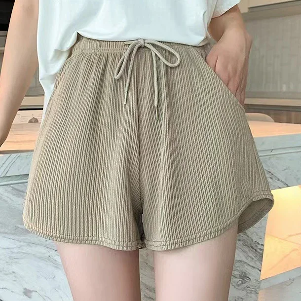 

Women Shorts Casual Jogging Running Fitness Trouser Large Size High-Waist Loose Lady Elastic Streetwear Fashion Sports Pants