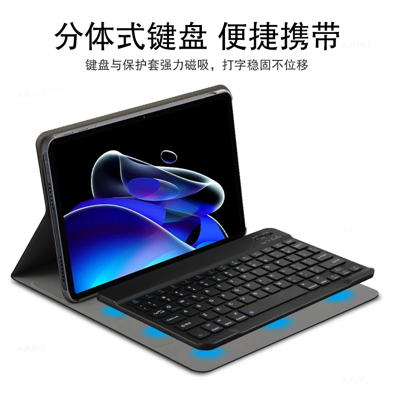 Capa Protetora para Oppo Realme Pad x Teclado Bluetooth Tablet Stand 11 2023 Cases de - Imagem 5