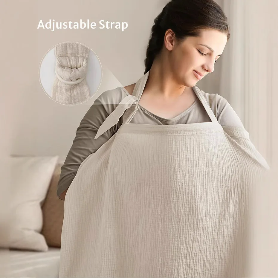 Breathable Breastfeeding Cover Baby Feeding Nursing Covers Adjustable Nursing Apron Outdoor Privacy Cover Mother Cloth