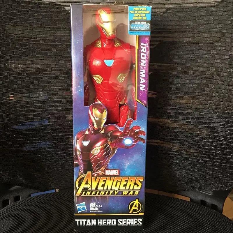 Figurine Iron Man Articulé Son Lumière Costume Avengers 30cm 35