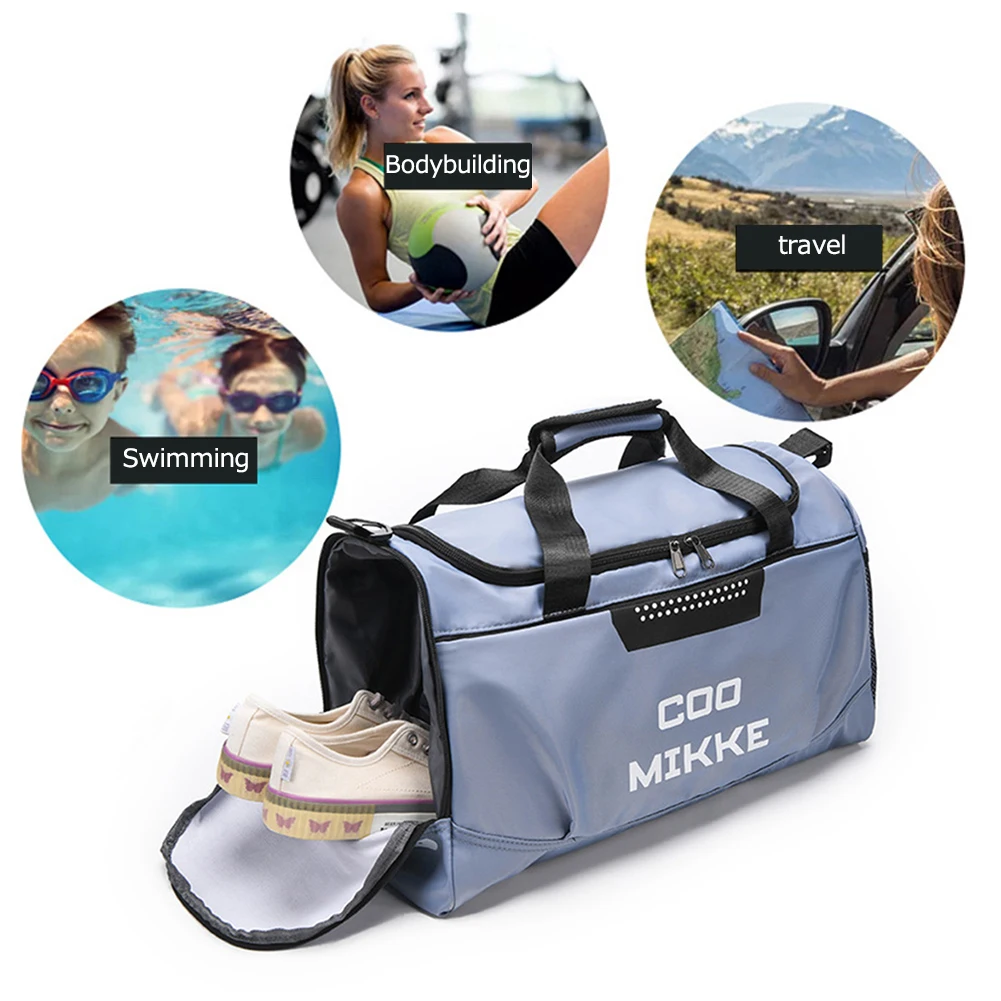 Women Sports Gym Bag Waterproof Yoga Bag Large Capacity Fitness Training Bag with Shoe Compartment Dry Wet Separation Bags 5