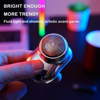 Rasoio elettrico per uomo Mini-Shave Tasca portatile Mini rasoio elettrico Barba Trimmer Rasoio Strumento per rasoio elettrico portatile 1