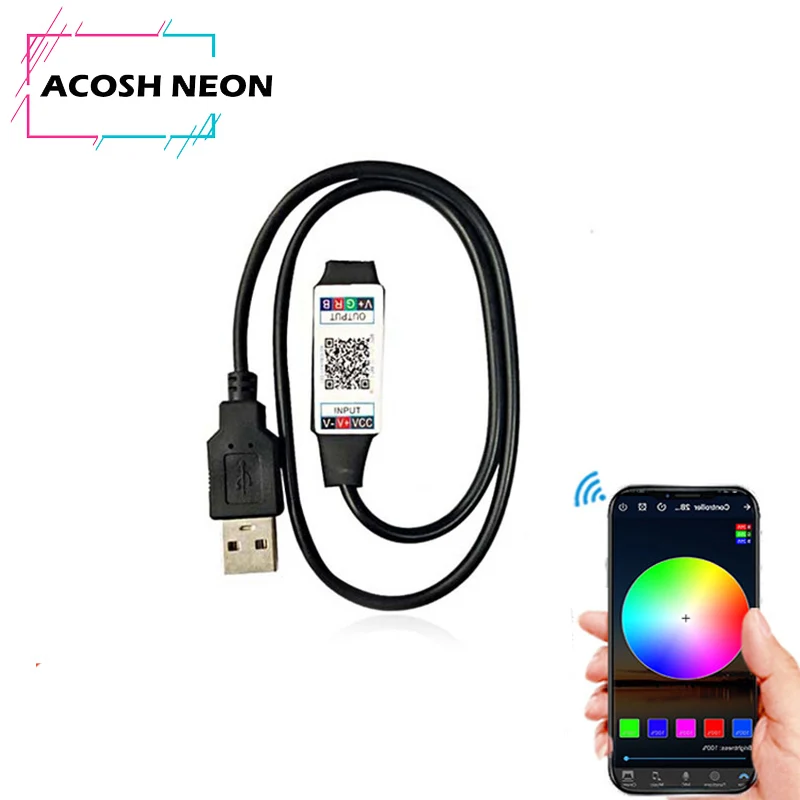 SMD 2835 5050 RGB 5V 12V 24V USB LED RGB Controller Wireless Remote For LED Strip