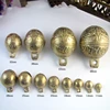 Brass Handicraft Tiger Head Wind Chimes Bell Pet Hanging Pendant Retro Bronze Multi Size Bell Trinket Keyring Gift Decoration 1