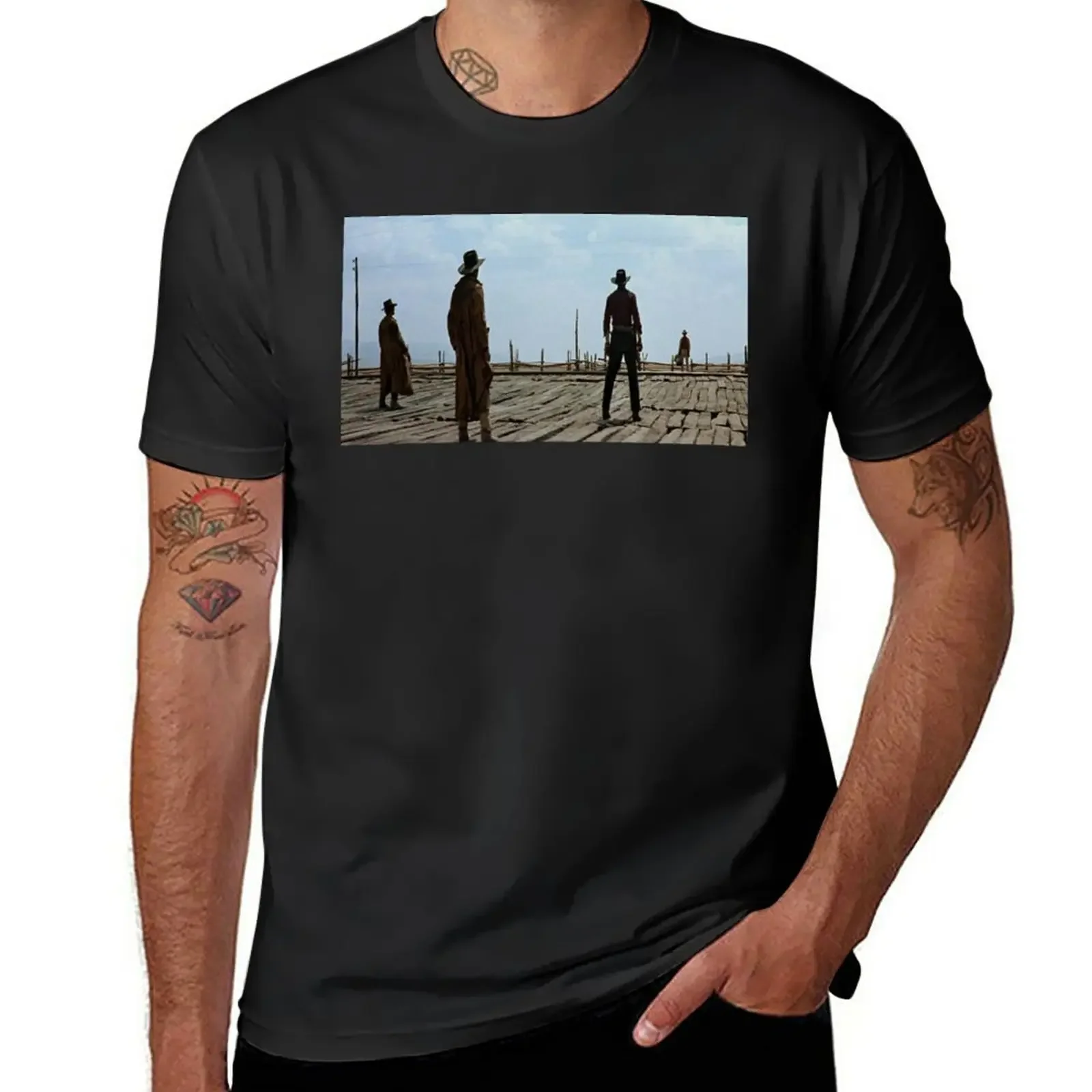 

Once Upon a Time in the West T-Shirt graphics vintage men clothing